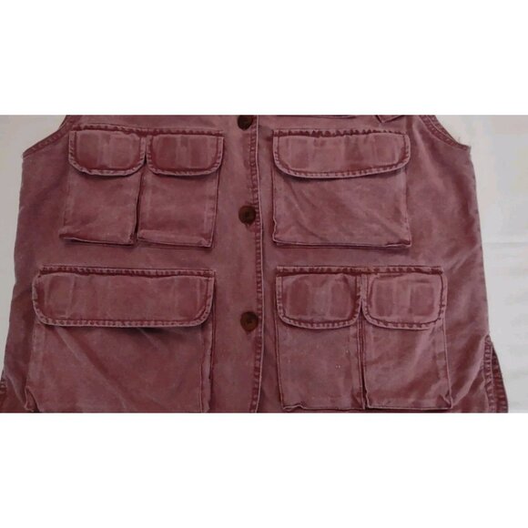 Vintage Trail Designs Fishing Vest Adult Small Buttons Cargo Multiples Pockets - Picture 2 of 11